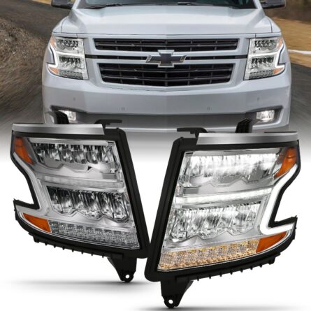 ANZO USA LED Crystal Headlights