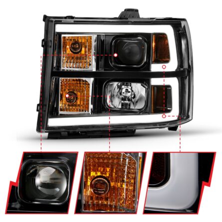 ANZO USA Projector Headlight Set