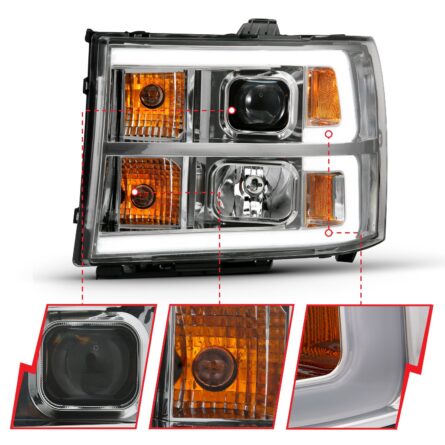 ANZO USA Projector Headlight Set