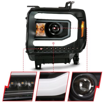 ANZO USA Projector Headlight Set