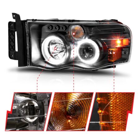 ANZO USA Projector Headlight Set