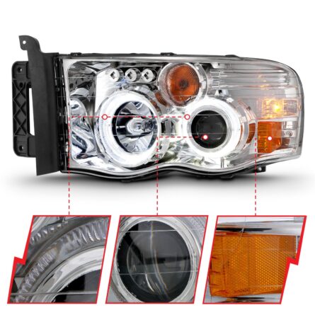 ANZO USA Projector Headlight Set