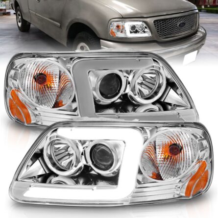 ANZO USA Crystal Headlight Set