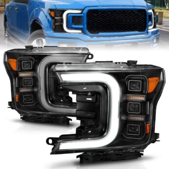 ANZO USA LED Projector Headlight Set