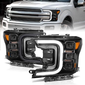 ANZO USA LED Projector Headlight Set