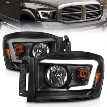 ANZO USA Crystal Headlight Set