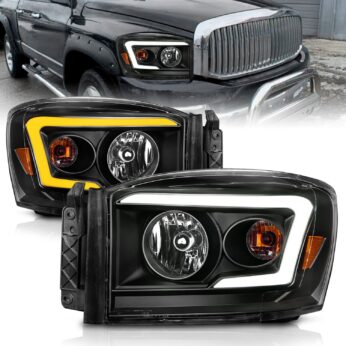 ANZO USA Crystal Headlight Set