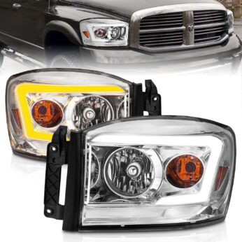 ANZO USA Crystal Headlight Set