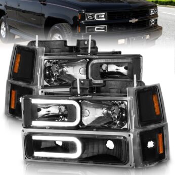 ANZO USA Crystal Headlight Set
