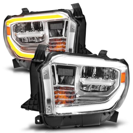 ANZO USA LED Crystal Headlight Set