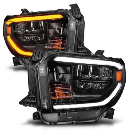 ANZO USA LED Crystal Headlight Set