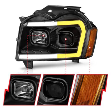 ANZO USA Projector Headlight Set