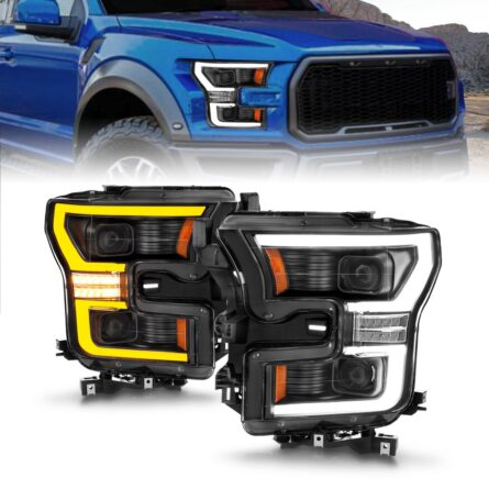 ANZO USA LED Projector Headlight Set