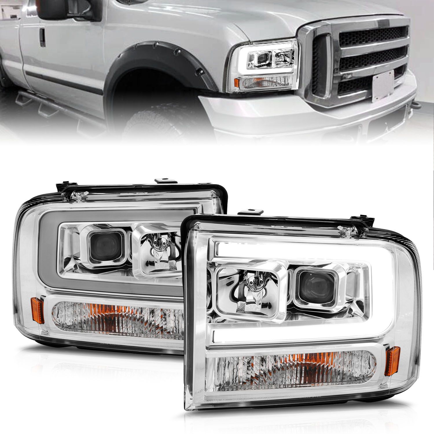 ANZO USA Projector Headlight Set