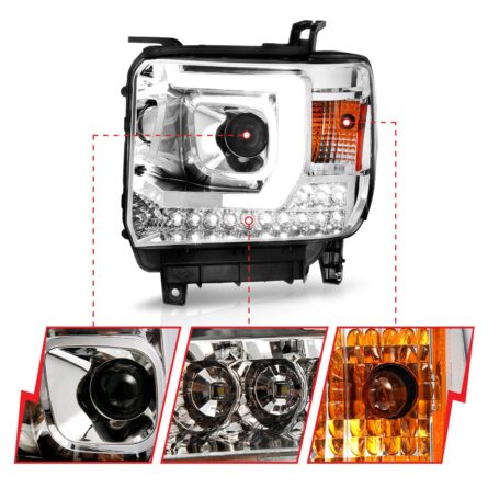 ANZO USA Projector Headlight Set