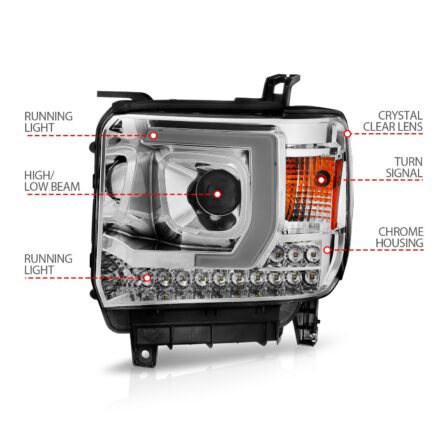 ANZO USA Projector Headlight Set