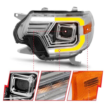 ANZO USA Projector Headlight Set