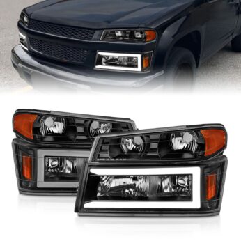 ANZO USA Crystal Headlight Set