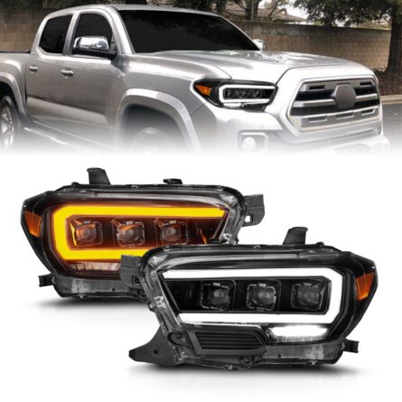 ANZO USA LED Projector Headlight Set