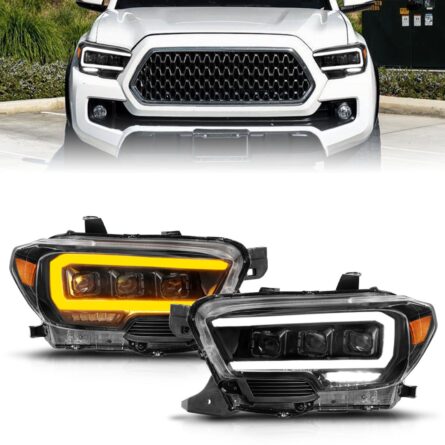 ANZO USA LED Projector Headlight Set