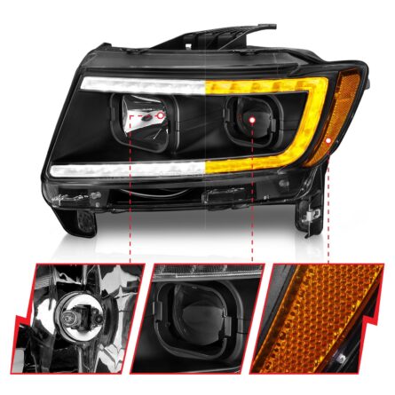 ANZO USA Projector Headlight Set