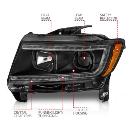 ANZO USA Projector Headlight Set