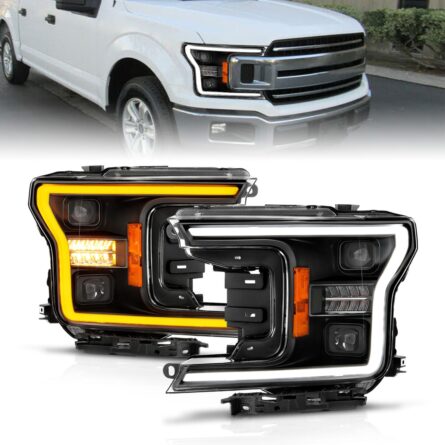 ANZO USA LED Projector Headlight Set