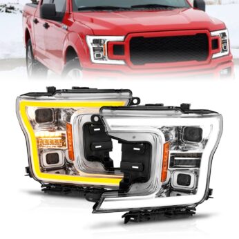 ANZO USA LED Projector Headlight Set