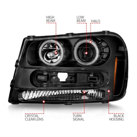 ANZO USA Projector Headlight Set