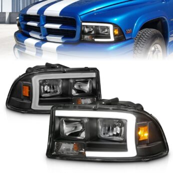 ANZO USA Crystal Headlight Set