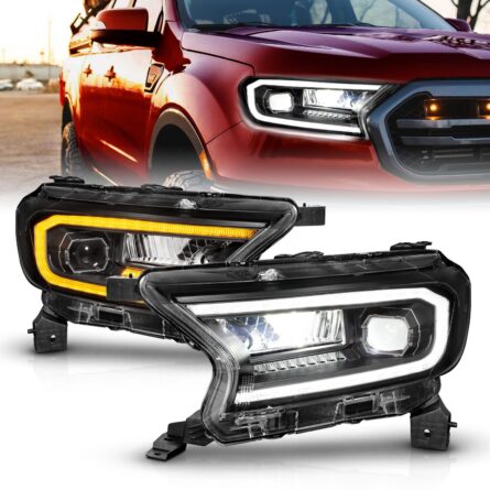 ANZO USA LED Projector Headlight Set