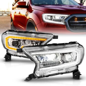 ANZO USA LED Projector Headlight Set