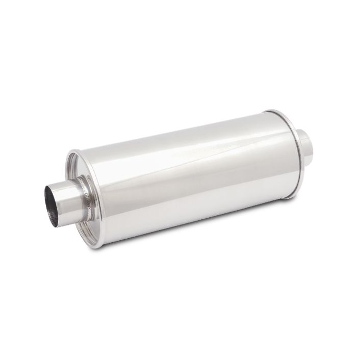 Vibrant Performance - 1118 - STREETPOWER Round Muffler, 2.5 in. inlet/outlet (Center-Center)
