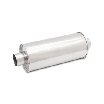 Vibrant Performance - 1119 - STREETPOWER Round Muffler, 3 in. inlet/outlet (Center-Center)