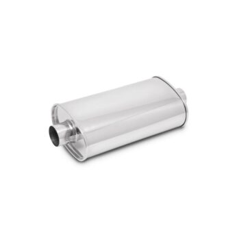 Vibrant Performance - 1137 - STREETPOWER Oval Muffler, 4 in. inlet/outlet (Center-Center)