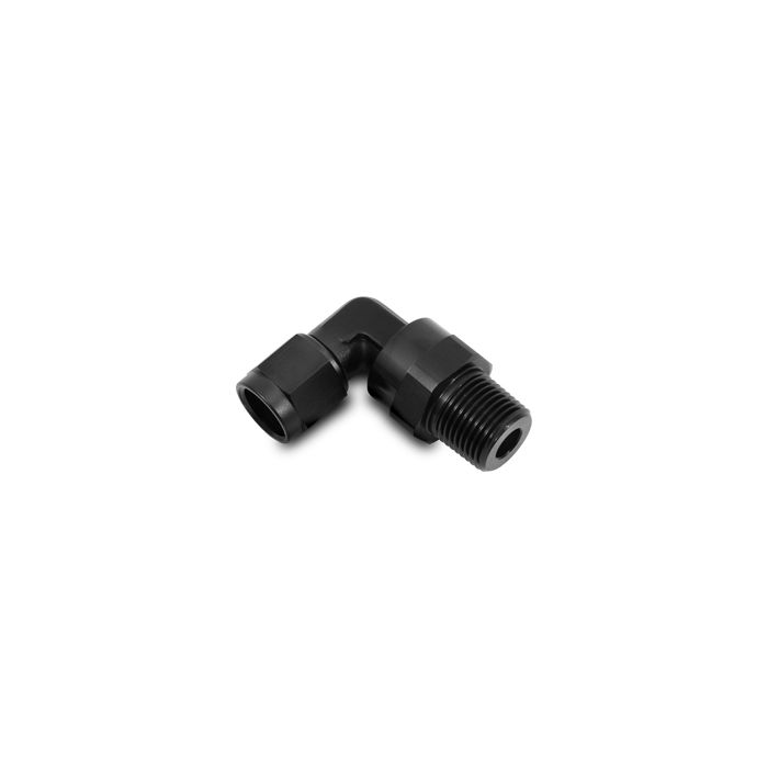 Vibrant Performance - 11380 - -3AN Female to 1/8 in.NPT Male Swivel 90 Degree Adapter Fitting
