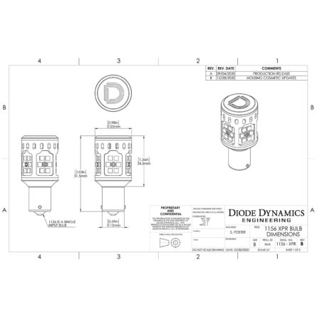 1156 XPR LED Bulb Cool White (pair)