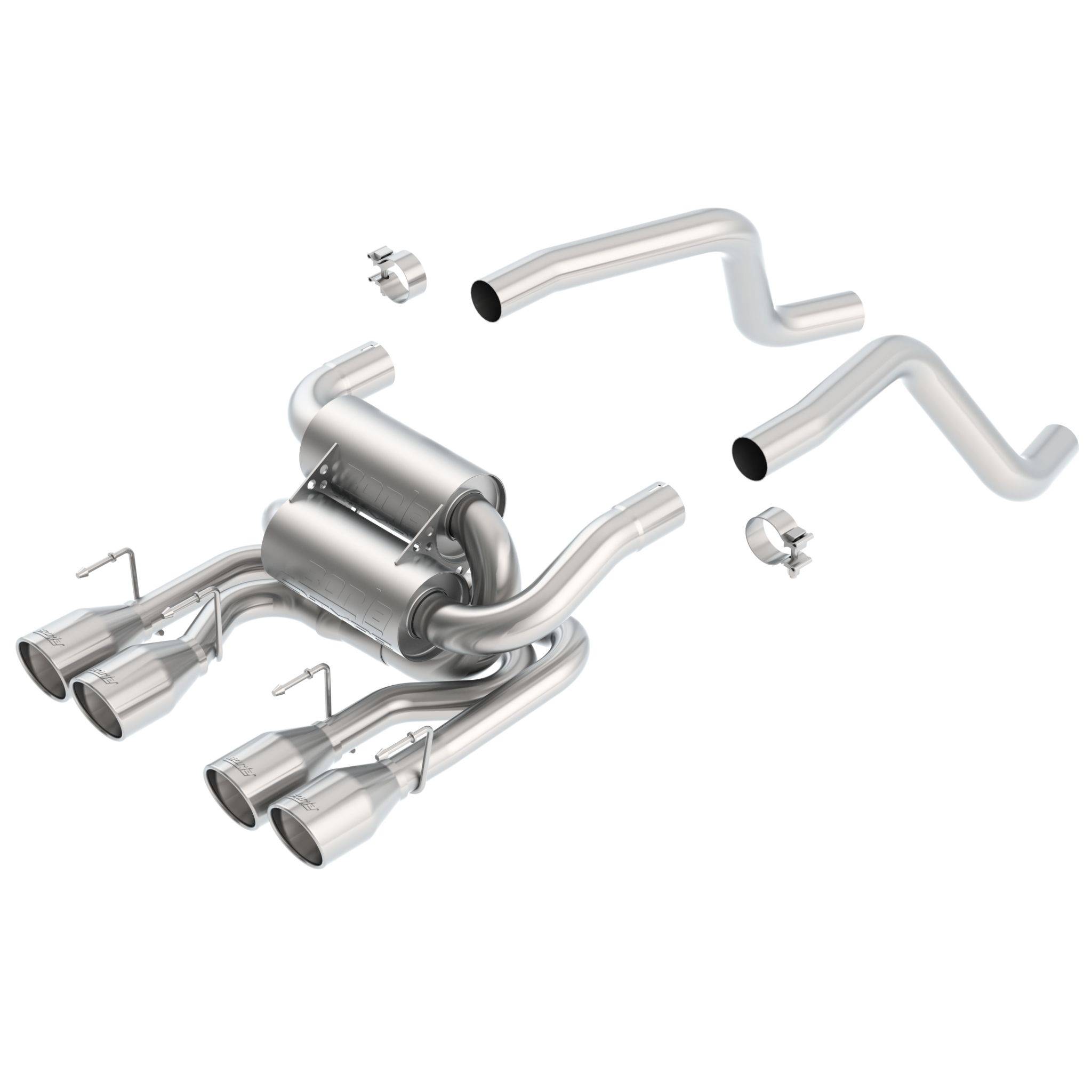 2005-2008 Chevrolet Corvette C6 Axle-Back Exhaust System S-Type Classic
