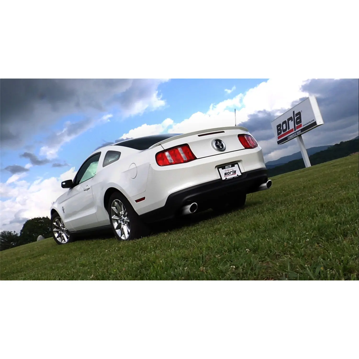 2011-2014 Ford Mustang V6 Axle-Back Exhaust System Touring