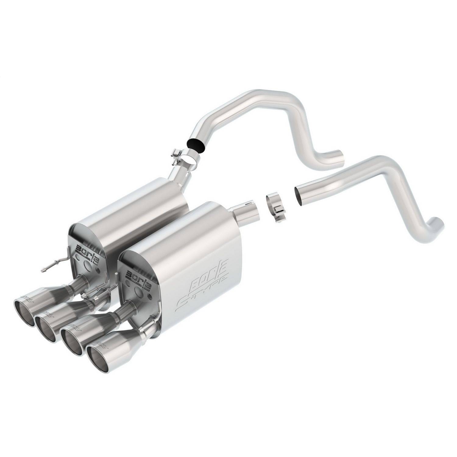 2005-2008 Chevrolet Corvette C6 Axle-Back Exhaust System S-Type II
