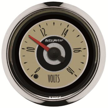 2-1/16 in. VOLTMETER, 8-18V, CRUISER