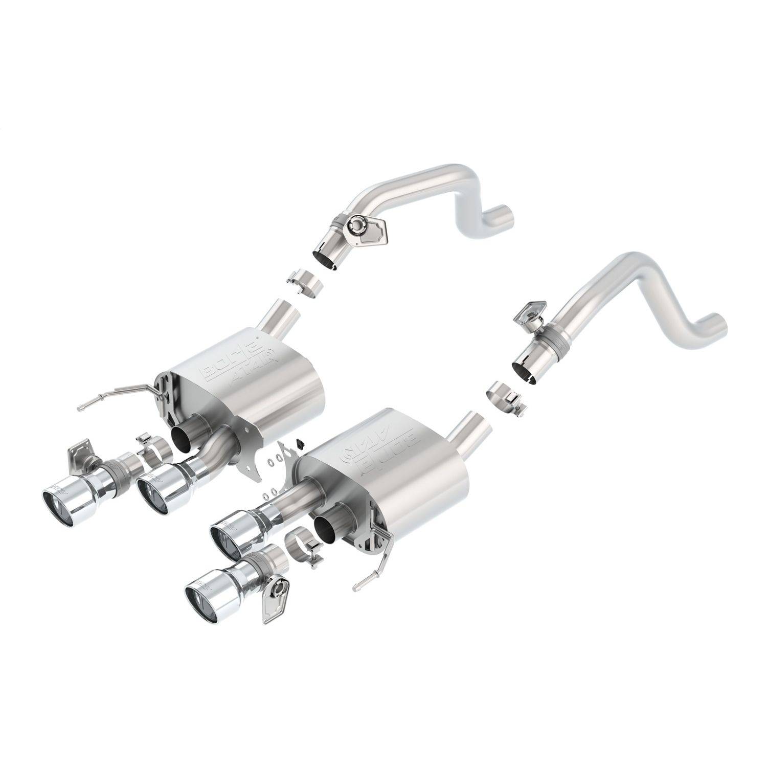 2014-2019 Chevrolet Corvette Stingray C7 Axle-Back Exhaust System ATAK