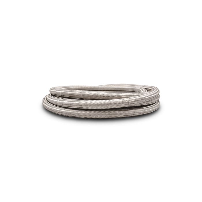 Vibrant Performance - 11908 - 2ft Roll of Stainless Steel Braided Flex Hose; AN Size: -8; Hose ID 0.44 in.