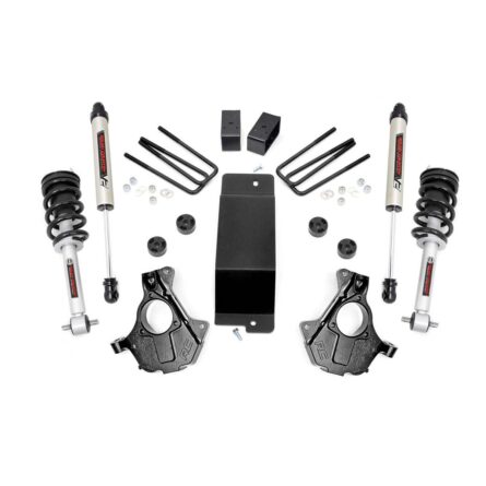 Rough Country 3.5 Inch Lift Kit - Cast Steel LCA - N3 Strut/V2 - Chevy/GMC 1500 (07-13)