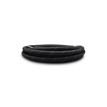 Vibrant Performance - 11976B - 20ft Roll of Black Blue Nylon Braided Flex Hose; AN Size: -6; Hose ID: 0.34 in.;