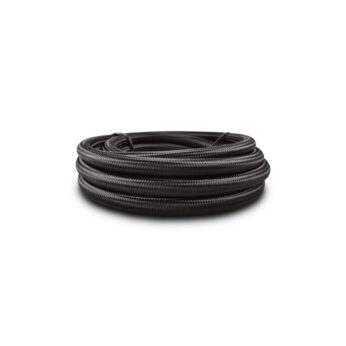 Vibrant Performance - 11990 - 5ft Roll of Black Nylon Braided Flex Hose; AN Size: -10; Hose ID 0.58 in.