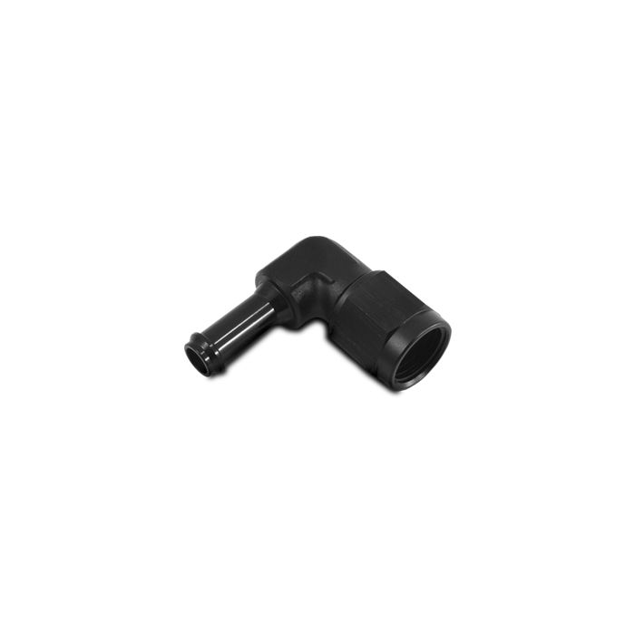 Vibrant Performance - 12027 - Female AN to Hose Barb 90 Degree Adapter, AN Size: -8; Barb Size: 3/8 in.