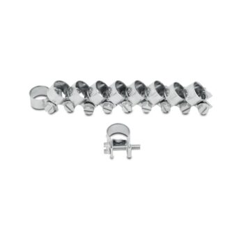 Vibrant Performance - 12230 - Fuel Injector Style Mini Hose Clamps: 7mm-9mm (Pack of 10)