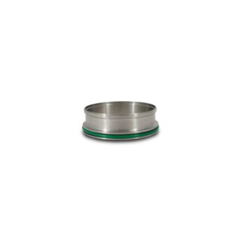 Vibrant Performance - 12587 - HD Clamp Titanium Weld Ferrule with O-Ring for 3.50 in. O.D. Tubing
