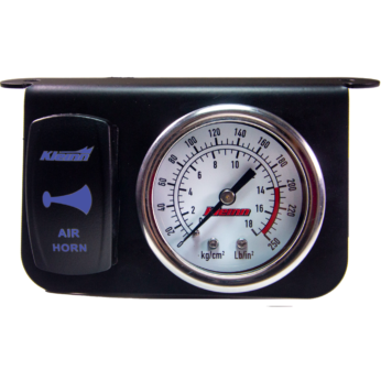 Kleinn Air Horns - 1303B - Panel Gauge w/ Rocker Horn Button
